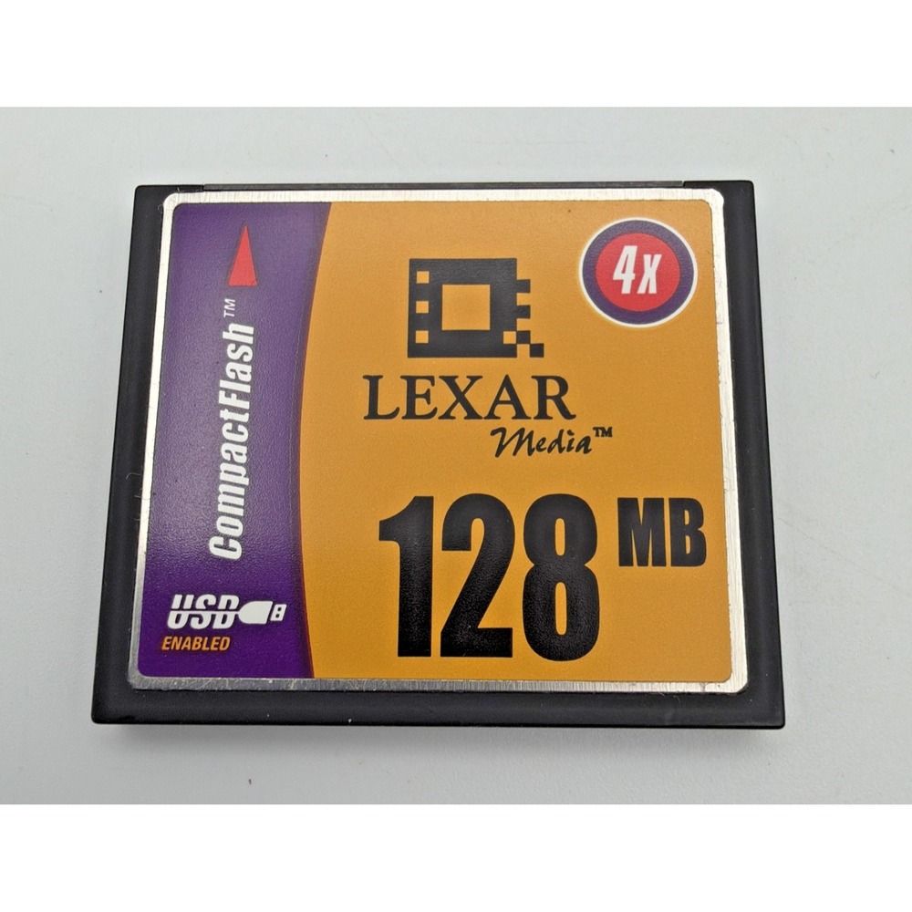 Lexar Media Compact Flash 128 MB 4X USB Enabled